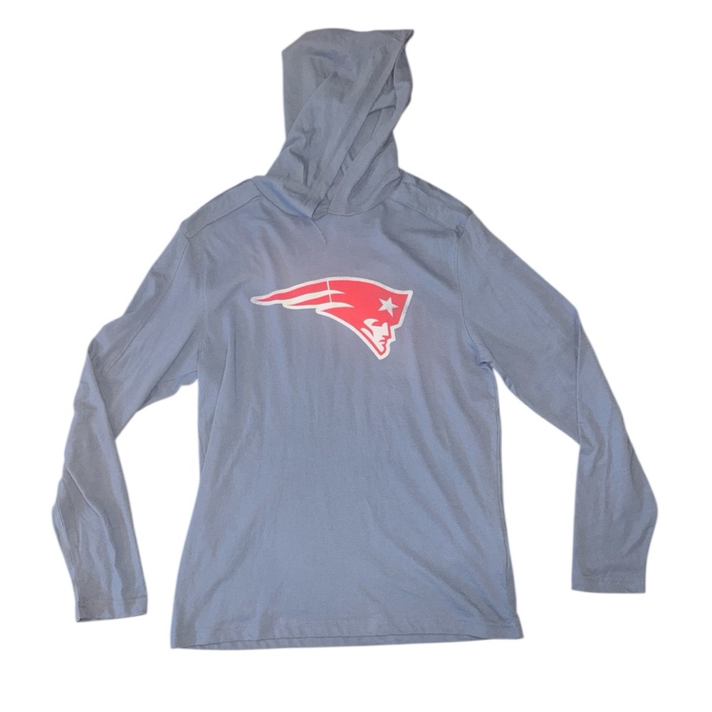 NFL Team Apparel NE Patriots Long sleeve Hoodie Sz Large - NWT